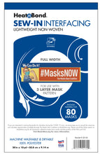 Load image into Gallery viewer, Sew-In Lightweight Nonwoven Interfacing Bolt, 20 in x 10 yds